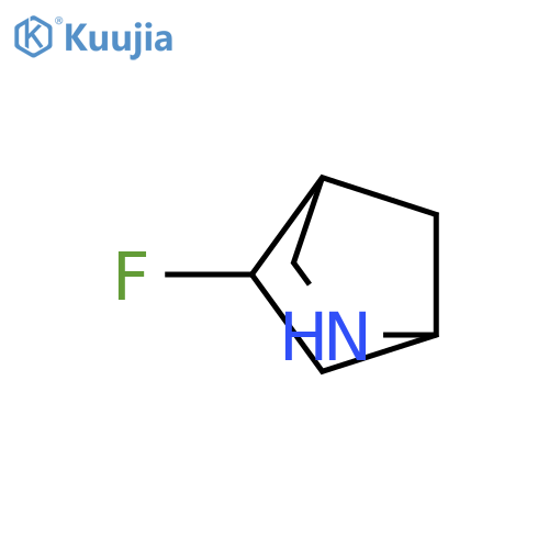 5-fluoro-2-azabicyclo[2.2.1]heptane structure