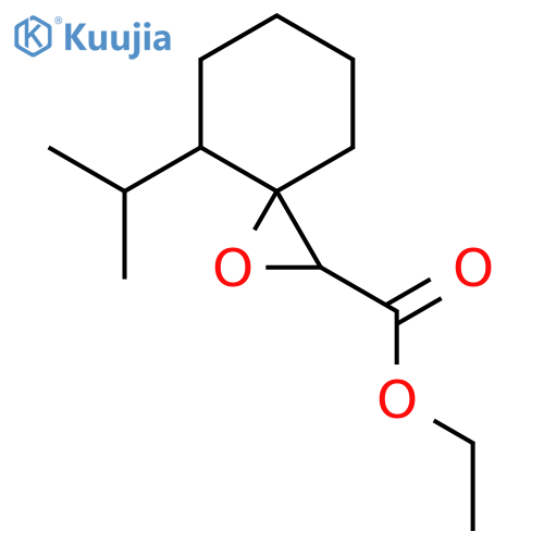 Ethyl 4-propan-2-yl-1-oxaspiro[2.5]octane-2-carboxylate structure
