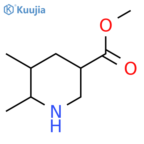 Methyl 5,6-dimethylpiperidine-3-carboxylate structure