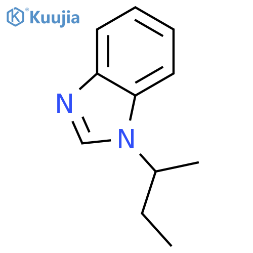 1H-Benzimidazole,1-(1-methylpropyl)- structure