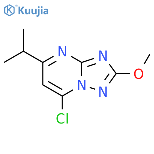 7-Chloro-2-methoxy-5-(1-methylethyl)[1,2,4]triazolo[1,5-a]pyrimidine structure