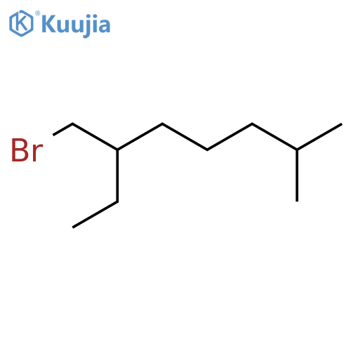 6-(Bromomethyl)-2-methyloctane structure