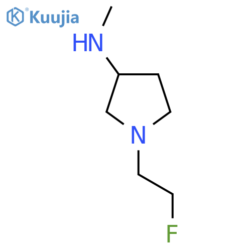 1-(2-fluoroethyl)-N-methylpyrrolidin-3-amine structure