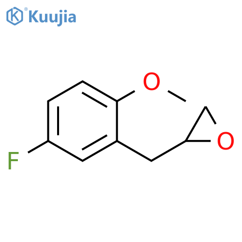 Oxirane, 2-[(5-fluoro-2-methoxyphenyl)methyl]- structure