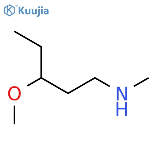 (3-methoxypentyl)(methyl)amine structure