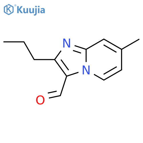 7-methyl-2-propylimidazo1,2-apyridine-3-carbaldehyde structure