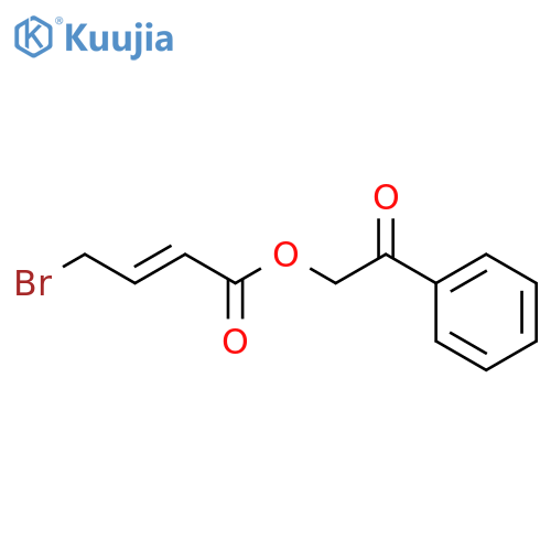Phenacyl 4-bromocrotonate structure