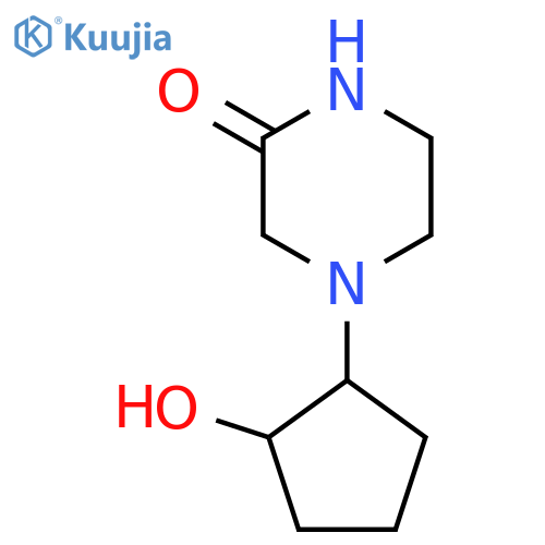 4-(2-hydroxycyclopentyl)piperazin-2-one structure