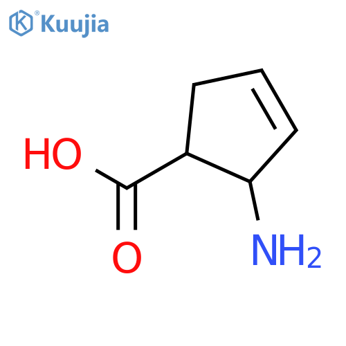 3-Cyclopentene-1-carboxylicacid, 2-amino-, (1R,2S)- structure