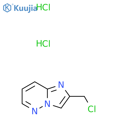 2-(Chloromethyl)imidazo[1,2-b]pyridazine dihydrochloride structure
