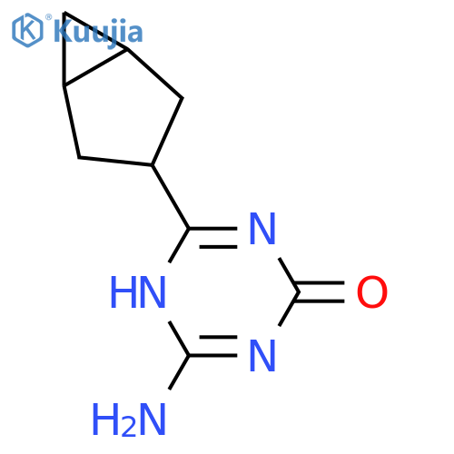 1,3,5-Triazin-2(1H)-one, 6-amino-4-bicyclo[3.1.0]hex-3-yl-  structure