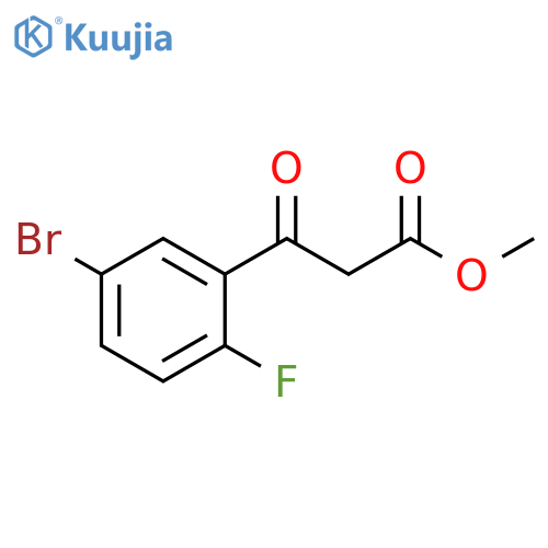 methyl 3-(5-bromo-2-fluorophenyl)-3-oxopropanoate structure