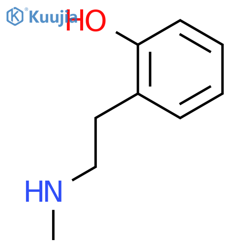 2-2-(methylamino)ethylphenol structure