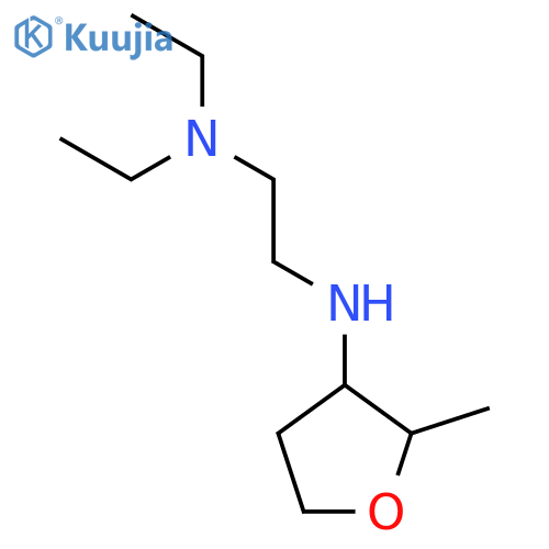 N-2-(diethylamino)ethyl-2-methyloxolan-3-amine structure