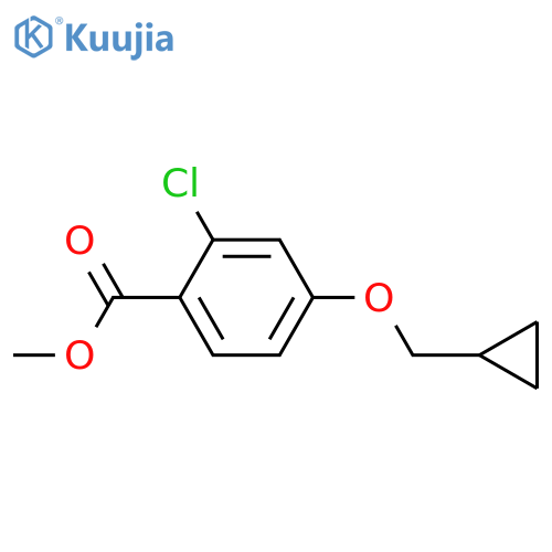 Methyl2-Chloro-4-(cyclopropylmethoxy)benzoate structure