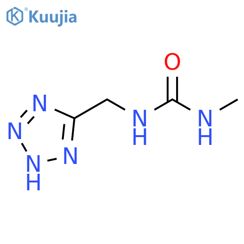 N-Methyl-N′-(2H-tetrazol-5-ylmethyl)urea structure