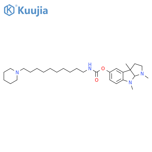 Carbamic acid,[10-(1-piperidinyl)decyl]-,1,2,3,3a,8,8a-hexahydro-1,3a,8-trimethylpyrrolo[2,3-b]indol-5-yl ester,(3aS-cis)- (9CI) structure