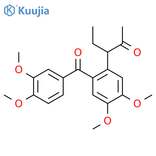 3-2-(3,4-Dimethoxy-benzoyl)-4,5-dimethoxy-phenyl-pentan-2-one structure