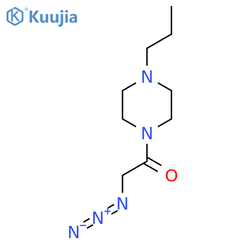 2-Azido-1-(4-propylpiperazin-1-yl)ethan-1-one structure