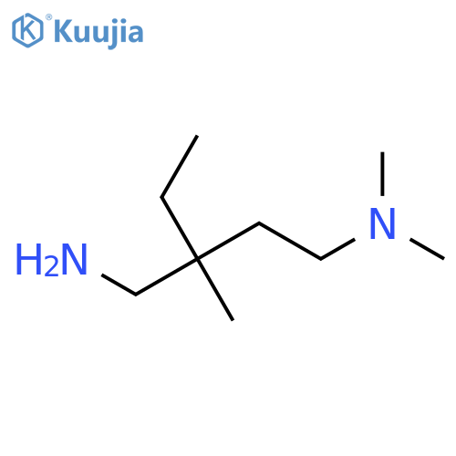 3-(aminomethyl)-3-methylpentyldimethylamine structure