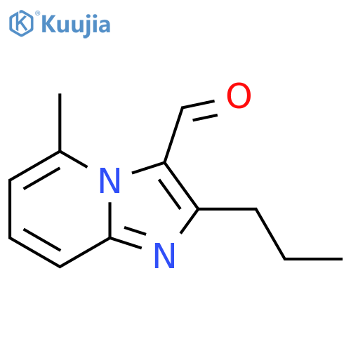 5-methyl-2-propylimidazo1,2-apyridine-3-carbaldehyde structure