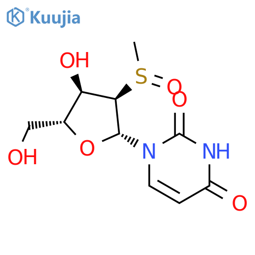 Uridine, 2'-deoxy-2'-(methylsulfinyl)- structure