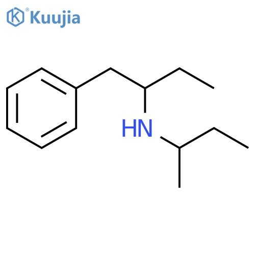 (butan-2-yl)(1-phenylbutan-2-yl)amine structure