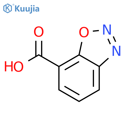 1,2,3-Benzoxadiazole-7-carboxylic acid structure