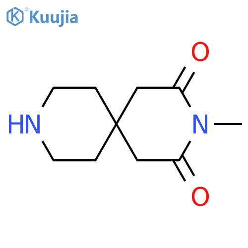 3-methyl-3,9-diazaspiro[5.5]undecane-2,4-dione structure