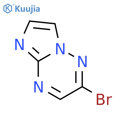 2-bromo- Imidazo[1,2-b]​[1,2,4]​triazine structure