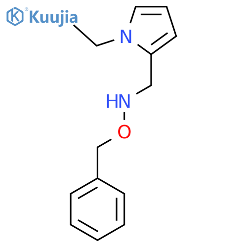 (benzyloxy)(1-ethyl-1H-pyrrol-2-yl)methylamine structure