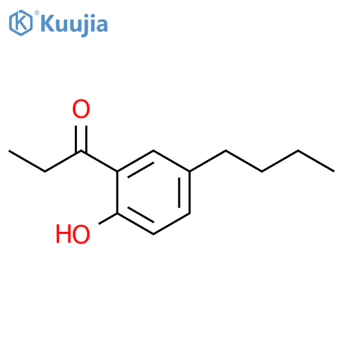 1-(5-butyl-2-hydroxyphenyl)propan-1-one structure