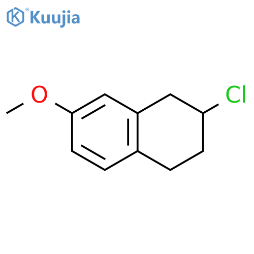 2-chloro-7-methoxy-1,2,3,4-tetrahydronaphthalene structure