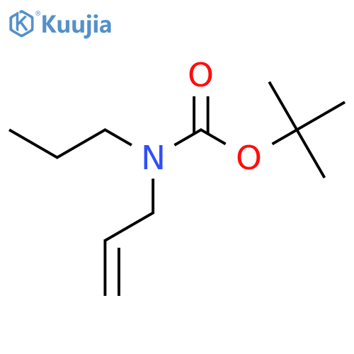 tert-butyl N-(prop-2-en-1-yl)-N-propylcarbamate structure