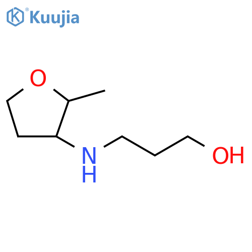 3-(2-methyloxolan-3-yl)aminopropan-1-ol structure