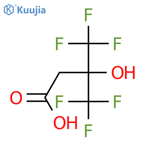 3,3-Bis(trifluoromethyl)3-hydroxypropionic Acid structure