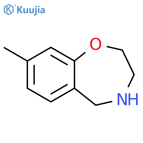 8-methyl-2,3,4,5-tetrahydro-1,4-benzoxazepine structure