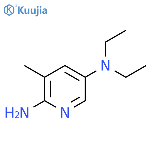 5-N,5-N-diethyl-3-methylpyridine-2,5-diamine structure