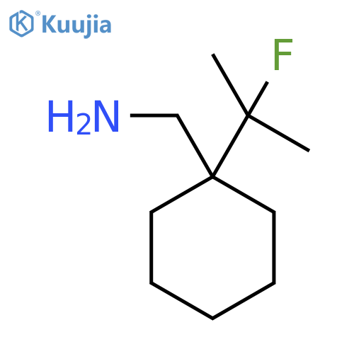 1-(2-fluoropropan-2-yl)cyclohexylmethanamine structure