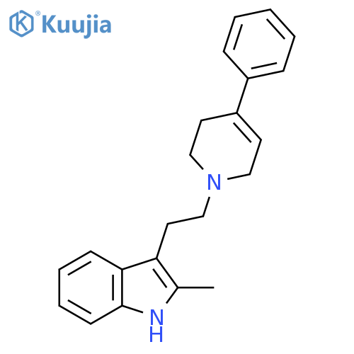 1H-Indole,3-[2-(3,6-dihydro-4-phenyl-1(2H)-pyridinyl)ethyl]-2-methyl- structure