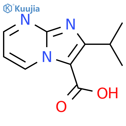 Imidazo[1,2-a]pyrimidine-3-carboxylic acid, 2-(1-methylethyl)- structure