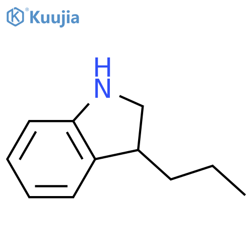 3-propyl-2,3-dihydro-1H-indole structure