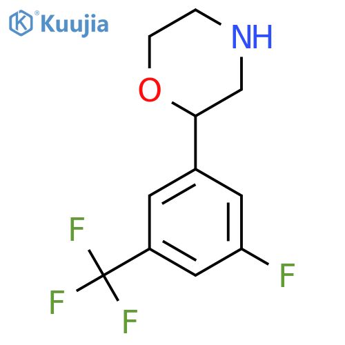 2-3-fluoro-5-(trifluoromethyl)phenylmorpholine structure