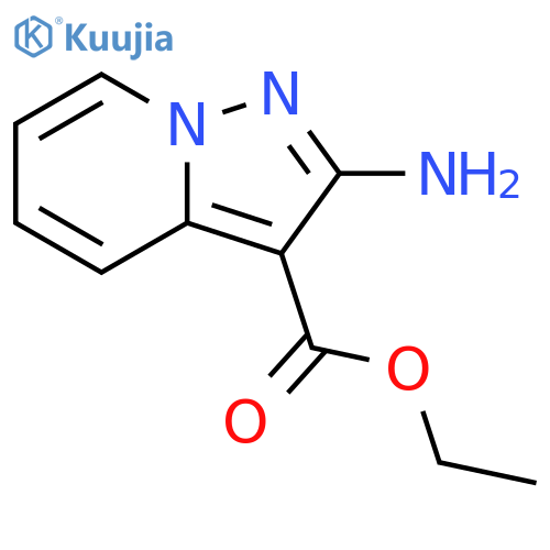 Pyrazolo[1,5-a]pyridine-3-carboxylic acid, 2-amino-, ethyl ester structure