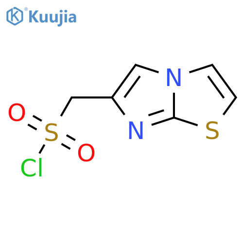 IMIDAZO2,1-B1,3THIAZOL-6-YLMETHANESULFONYL CHLORIDE structure