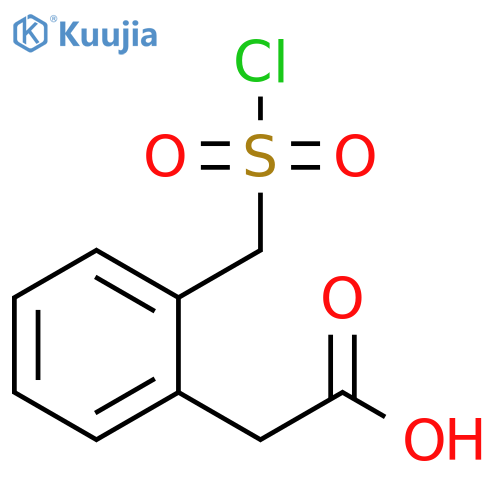 2-{2-(Chlorosulfonyl)methylphenyl}acetic Acid structure