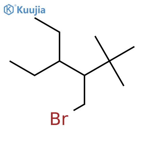 3-(Bromomethyl)-4-ethyl-2,2-dimethylhexane structure