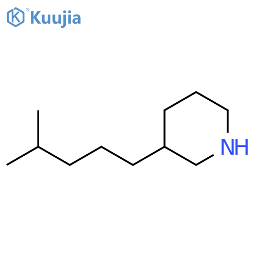 3-(4-methylpentyl)piperidine structure
