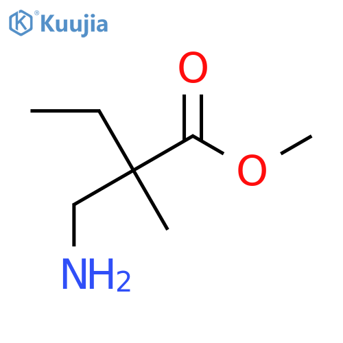 Methyl 2-(aminomethyl)-2-methylbutanoate structure