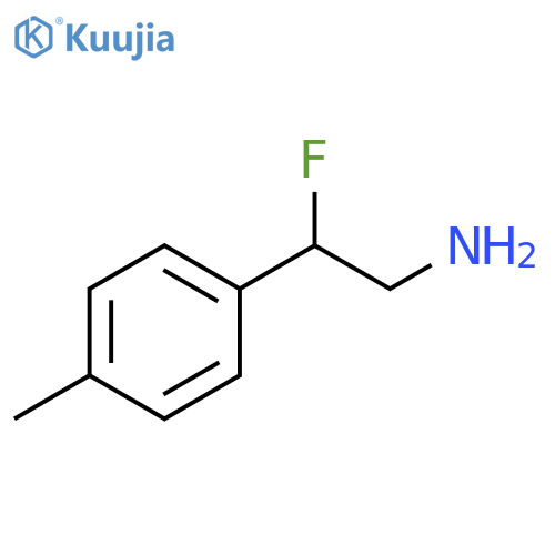 2-fluoro-2-(p-tolyl)ethan-1-amine structure